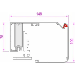 Автоматика для двустворчатой раздвижной двери FLUO-SLL LIGHT CAME 818SL-0126 (КАМЕ) Автоматика для двустворчатой раздвижной двери FLUO-SLL LIGHT CAME 818SL-0126 (КАМЕ)