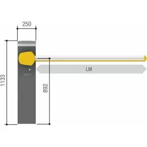 Комплект шлагбаума GARD PT для проездов до 2,8 м CAME GARD PT 3 KIT (КАМЕ) Комплект шлагбаума GARD PT для проездов до 2,8 м CAME GARD PT 3 KIT (КАМЕ)