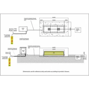 Блокиратор дорожный гидравлический RB 900 SHALLOW CAME RB-40P90-2p-SHLW (КАМЕ) Блокиратор дорожный гидравлический RB 900 SHALLOW CAME RB-40P90-2p-SHLW (КАМЕ)